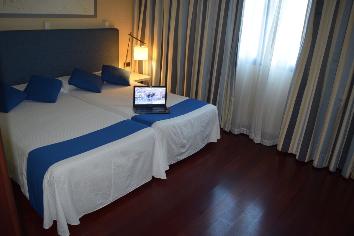 Standard Twin Room | In-room safe, desk, rollaway beds (surcharge), WiFi (free)