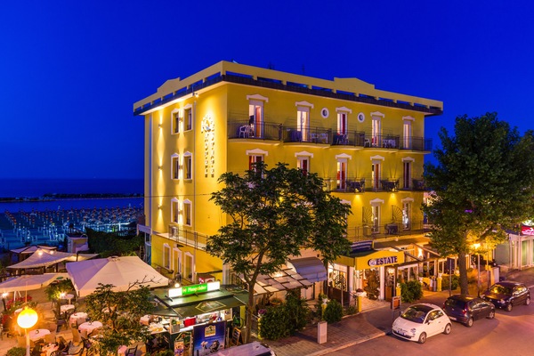 Front of property – evening/night