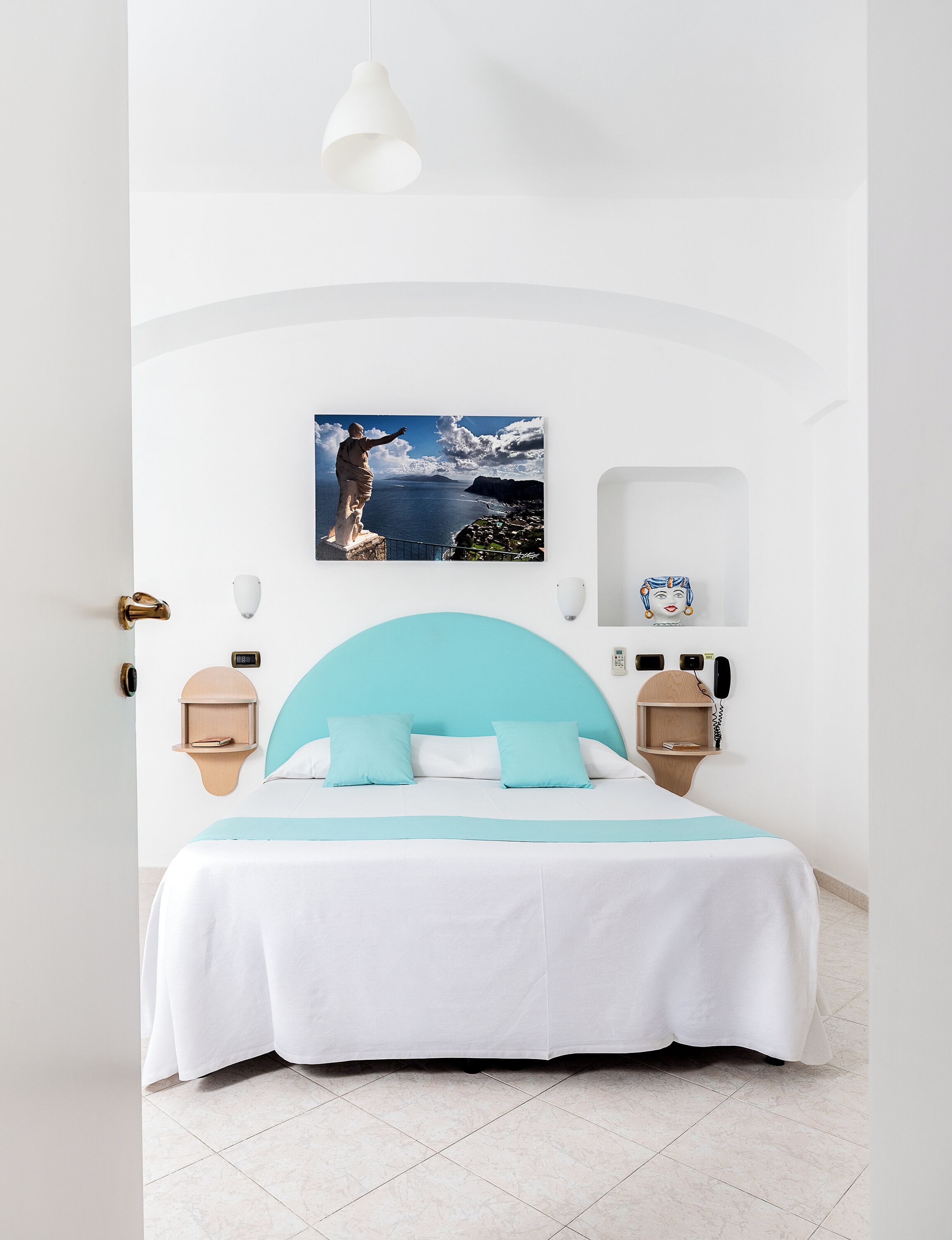 Chambre Standard Double ou avec lits jumeaux, balcon | Vue de la chambre