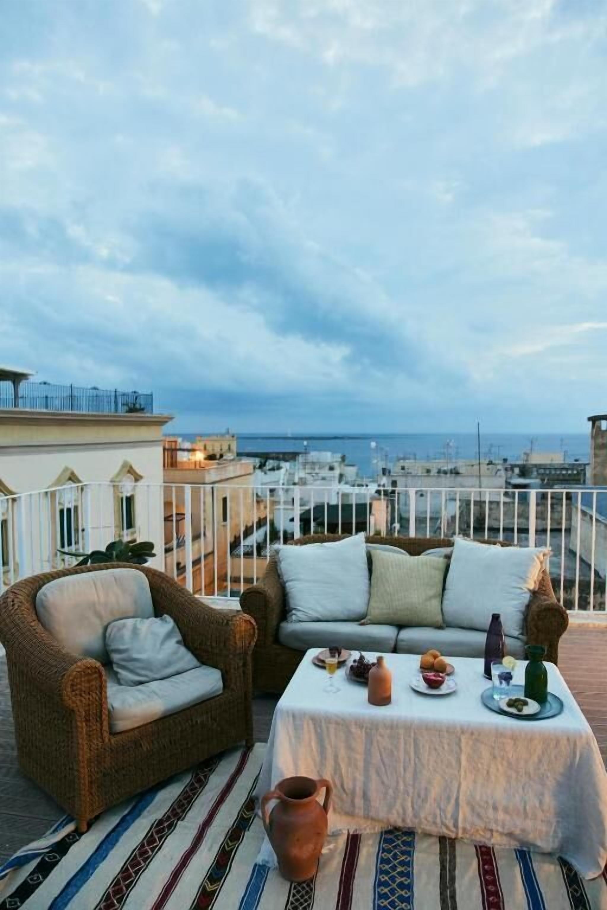 Blick von der Unterkunft