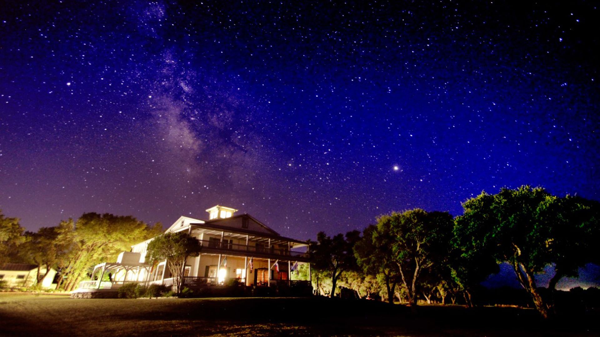 Front of property – evening/night