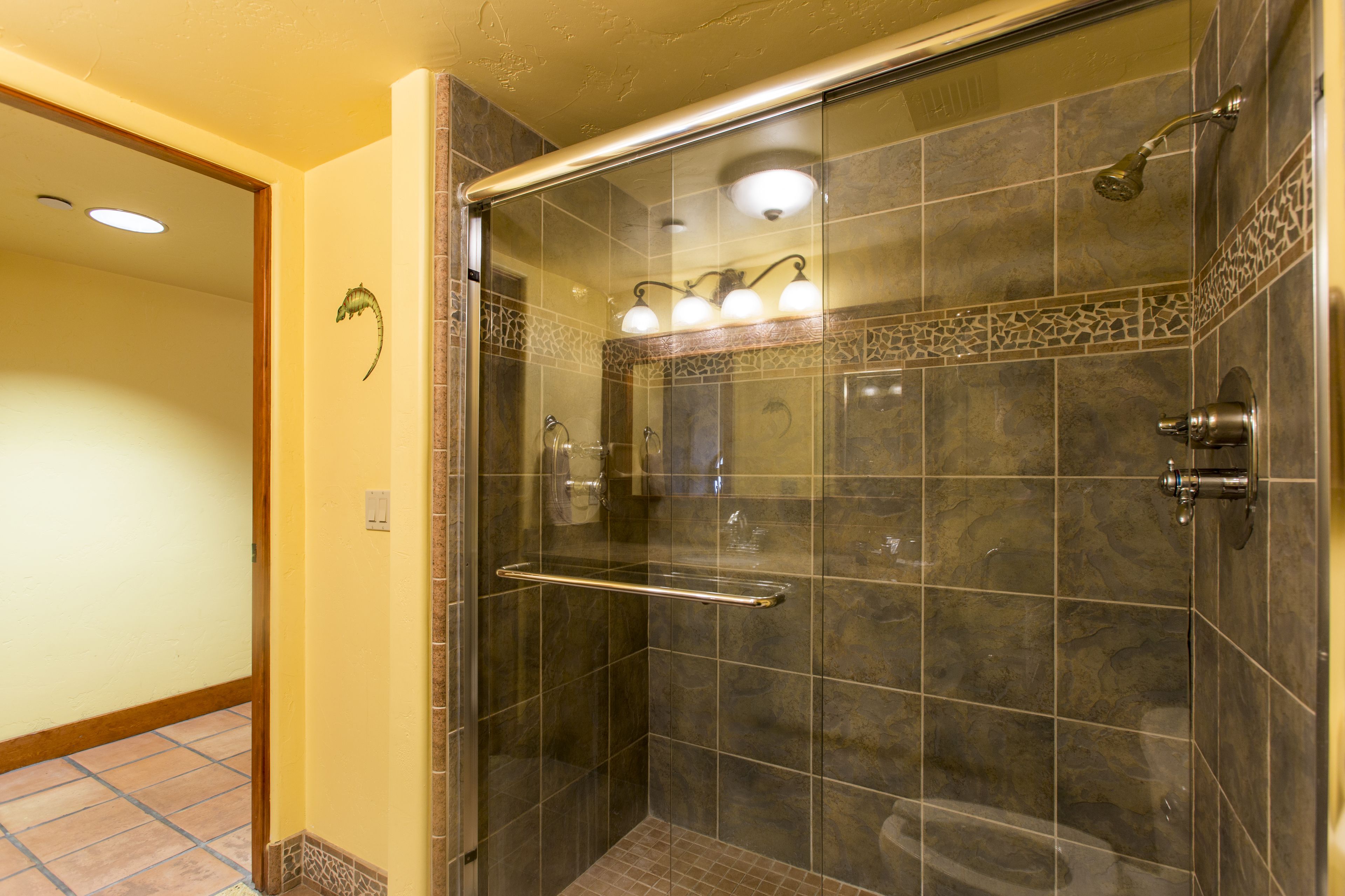 signature room, 1 king bed (spa room) | bathroom shower