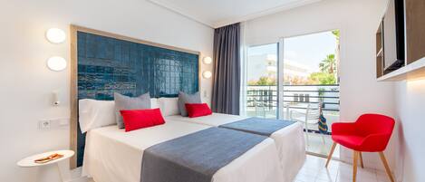 Twin kamer | Een kluis op de kamer, gratis wifi, beddengoed