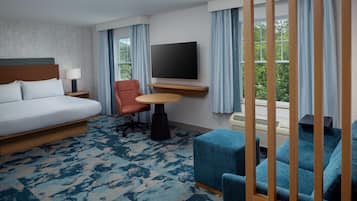 One king studio sofabed non smoking | Down comforters, in-room safe, blackout drapes, iron/ironing board