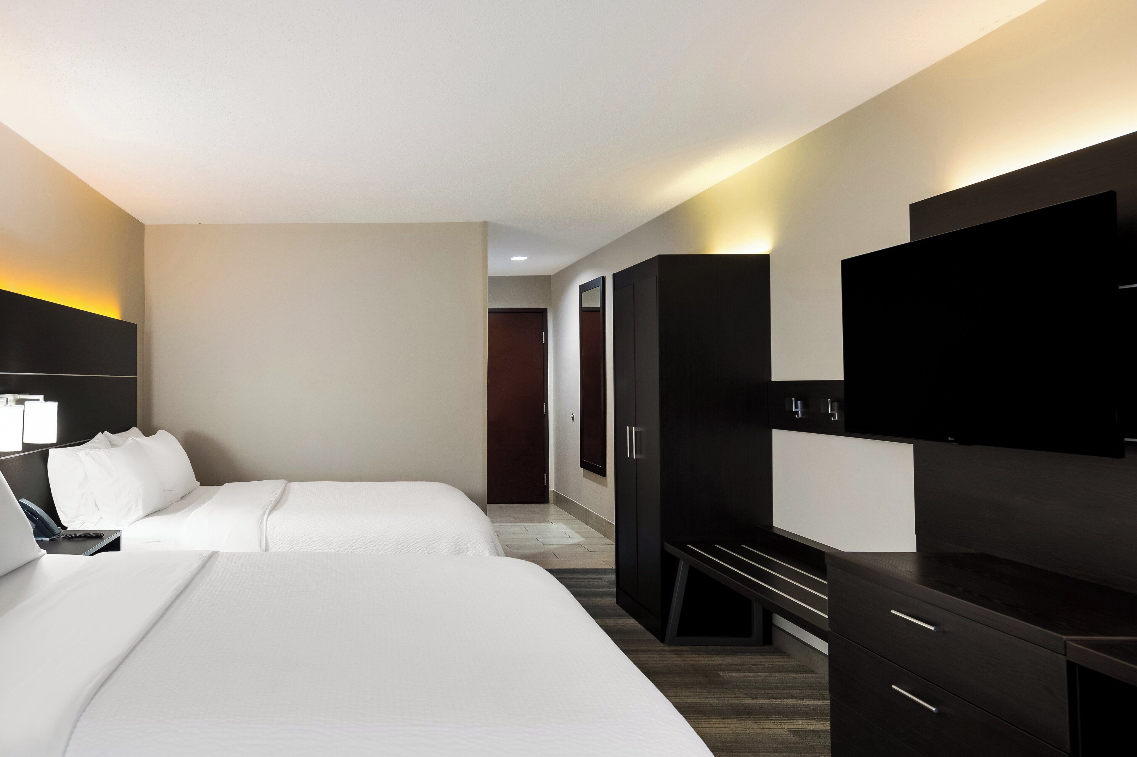 Standard Room, 2 Queen Beds, Accessible (Comm, Mobil, Accessible Tub) | In-room safe, desk, blackout drapes, soundproofing