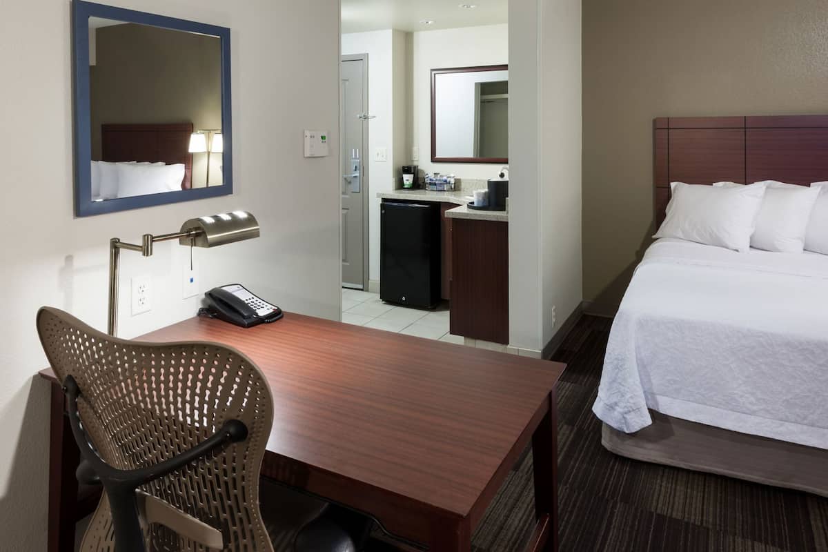 In-room safe, desk, blackout curtains, iron/ironing board