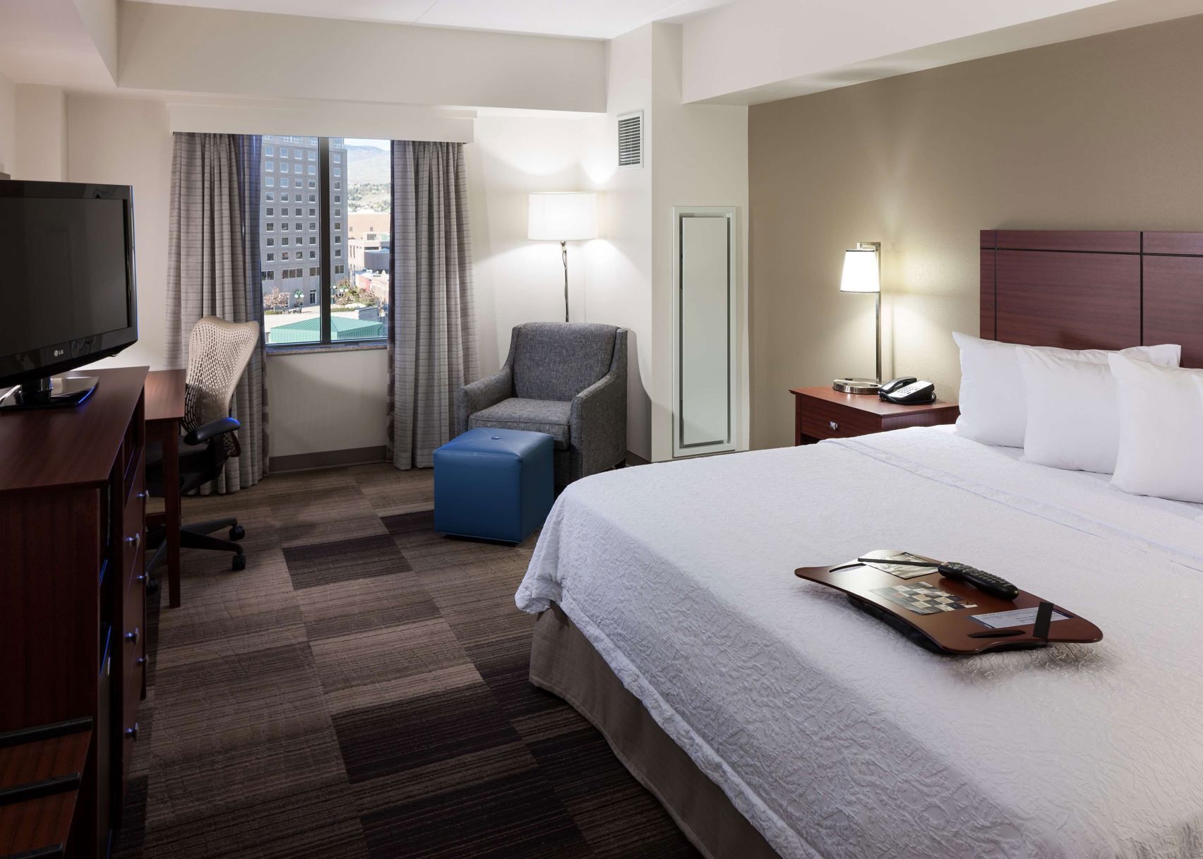 In-room safe, desk, blackout drapes, iron/ironing board