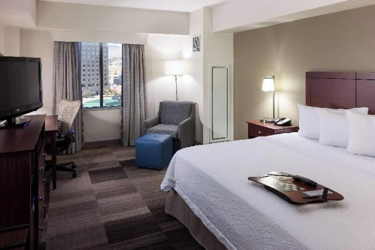 In-room safe, desk, blackout curtains, iron/ironing board