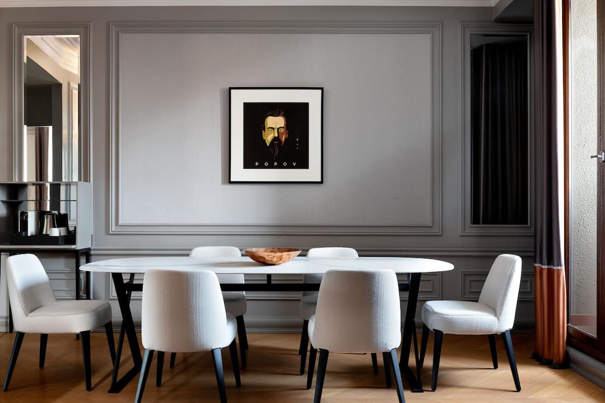 1 slaapkamer, luxe beddengoed, een minibar, een kluis op de kamer