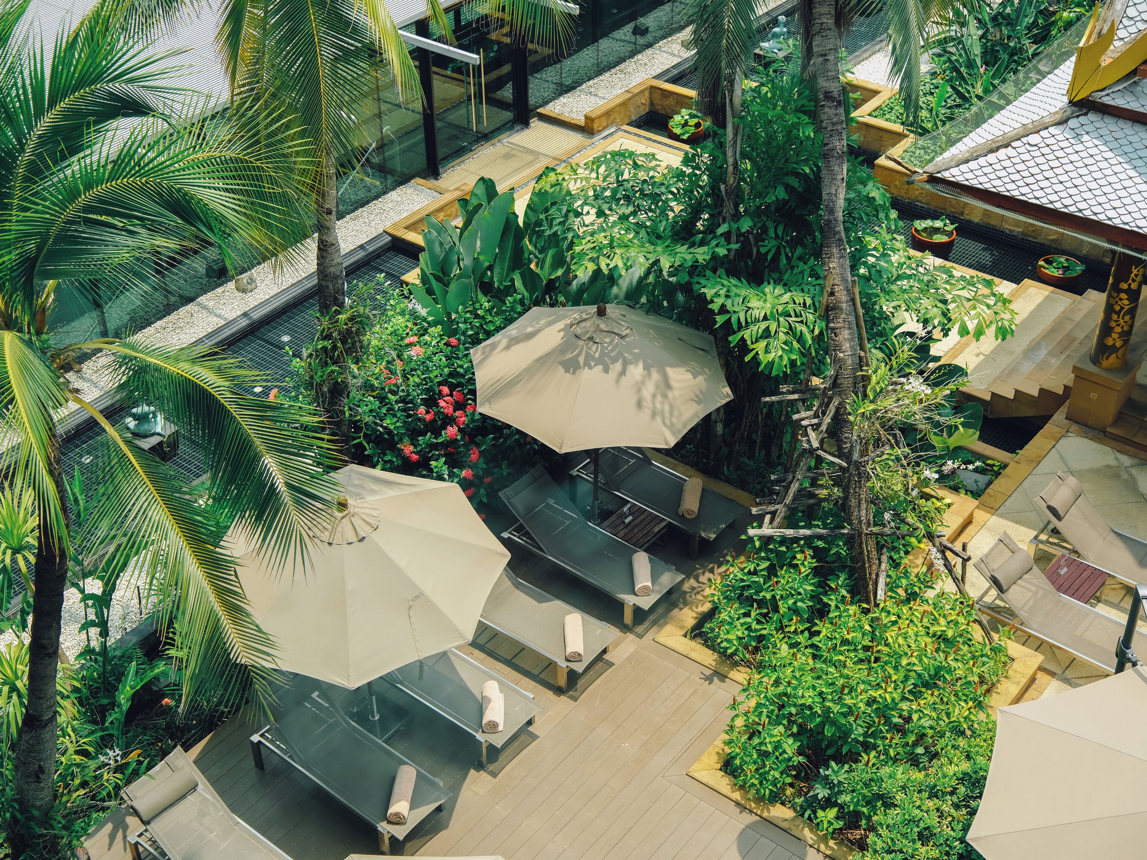 Outdoor pool, open 6:00 AM to 10:00 PM, pool umbrellas, pool loungers