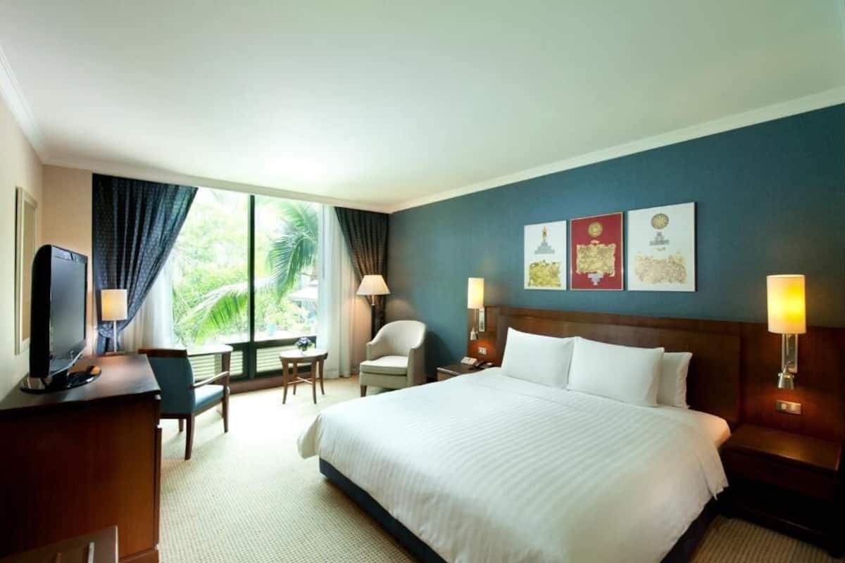 ห้องพัก, เตียงคิงไซส์ 1 เตียง, วิวสวน | มินิบาร์, ตู้นิรภัยในห้องพัก, โต๊ะทำงาน, พื้นที่ทำงานแบบใช้แล็ปท็อป