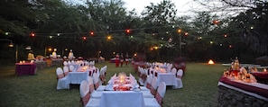 Outdoor banquet area - Sarova Shaba Game Lodge (Archers Post)