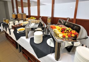 Daily buffet breakfast for a fee