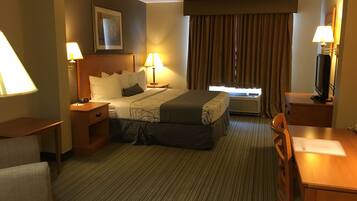 Premium bedding, pillow-top beds, in-room safe, desk