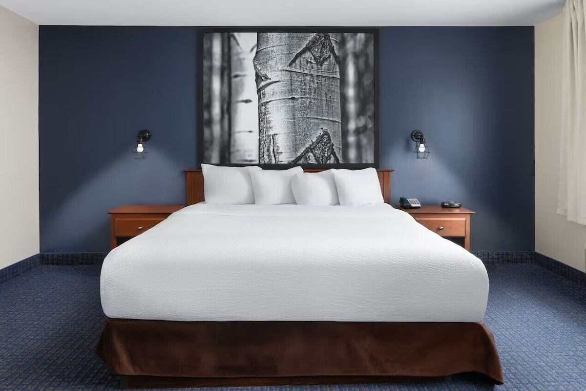 Deluxe-Suite, 1 King-Bett und Schlafsofa | Bügeleisen/Bügelbrett, kostenloses WLAN, Bettwäsche