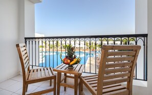 Uitzicht vanaf balkon