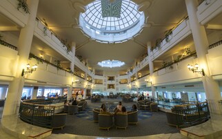 Sala de estar en el lobby