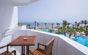 Uitzicht vanaf balkon