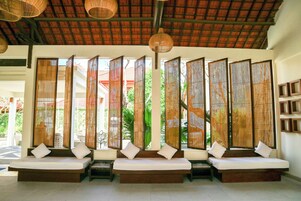 Sala de estar en el lobby