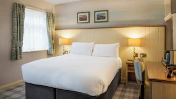 Desk, iron/ironing board, free WiFi, bed sheets