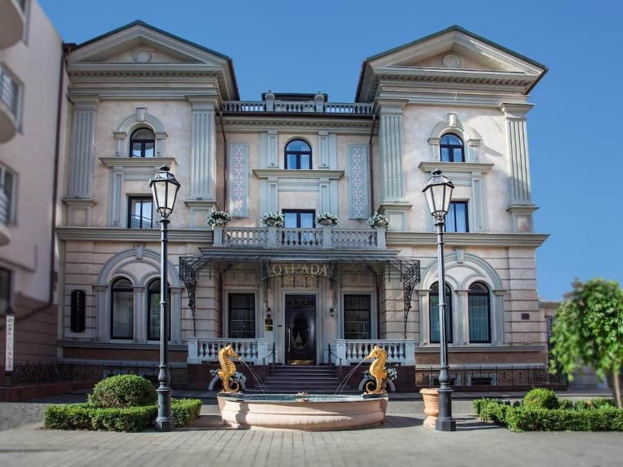 Overnatningsstedets indgangsparti