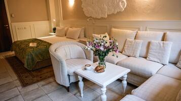 SPA Room (Basement Floor, Sauna Fee Required) | Living area | 30-inch flat-screen TV with cable channels, TV