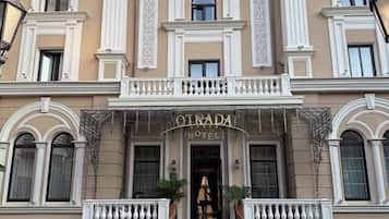 Fachada de la propiedad