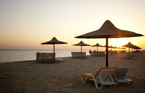 Private beach, snorkeling