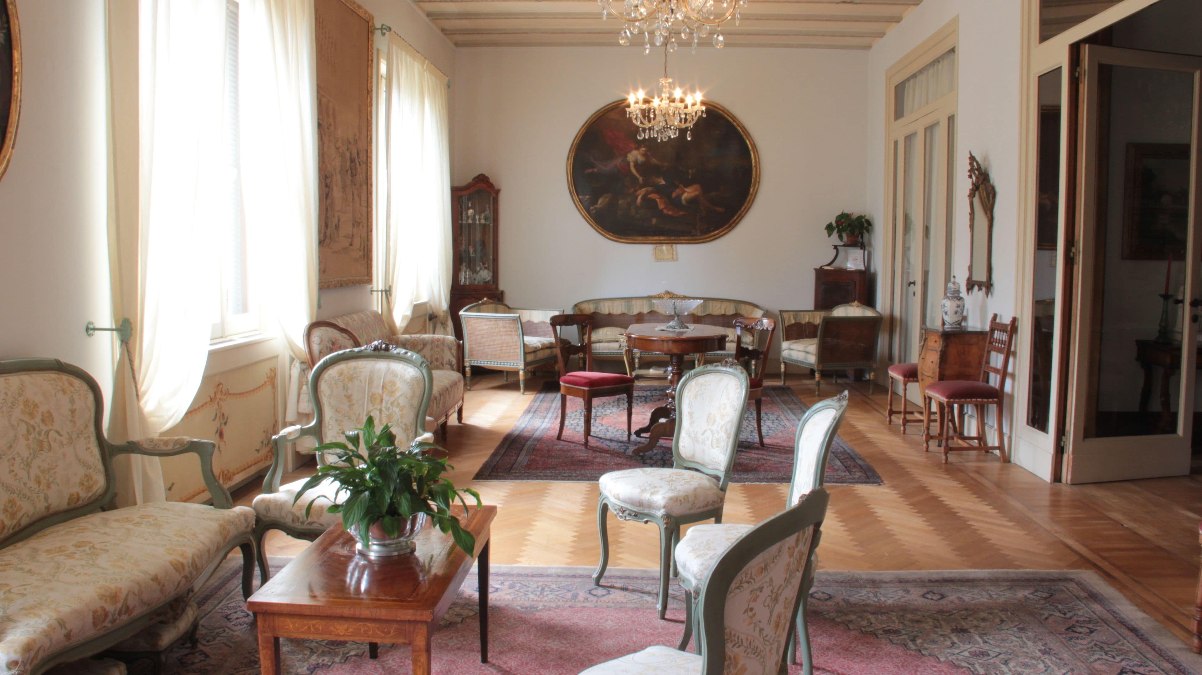 Sittområde i lobbyn