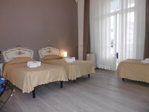 Senior Double or Twin Room NO A/C | Down comforters, in-room safe, bed sheets - Hotel Villa Maria (Sanremo)