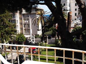 Blick von der Unterkunft