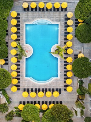 Indoor pool, 2 outdoor pools, open 9:00 AM to 7:00 PM, pool umbrellas - Mayfair Hotel (Paphos)