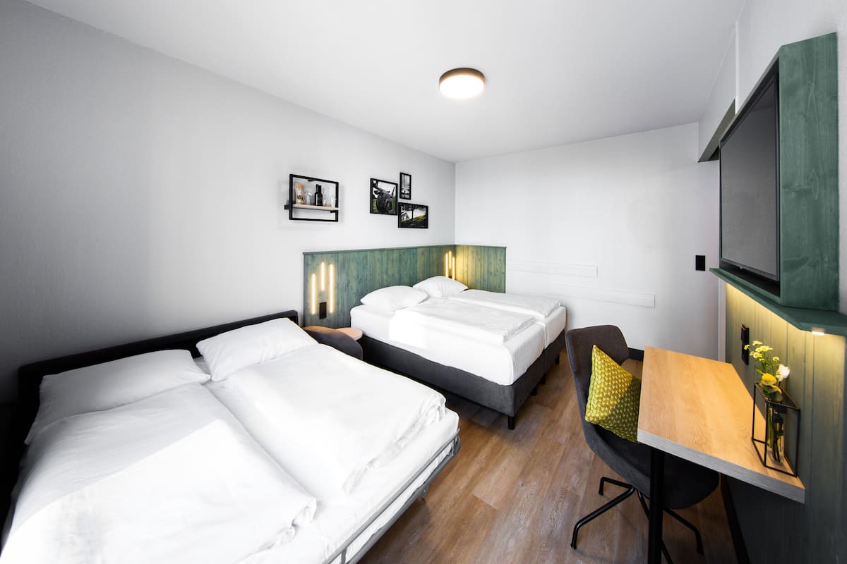 Premium bedding, minibar, in-room safe, desk