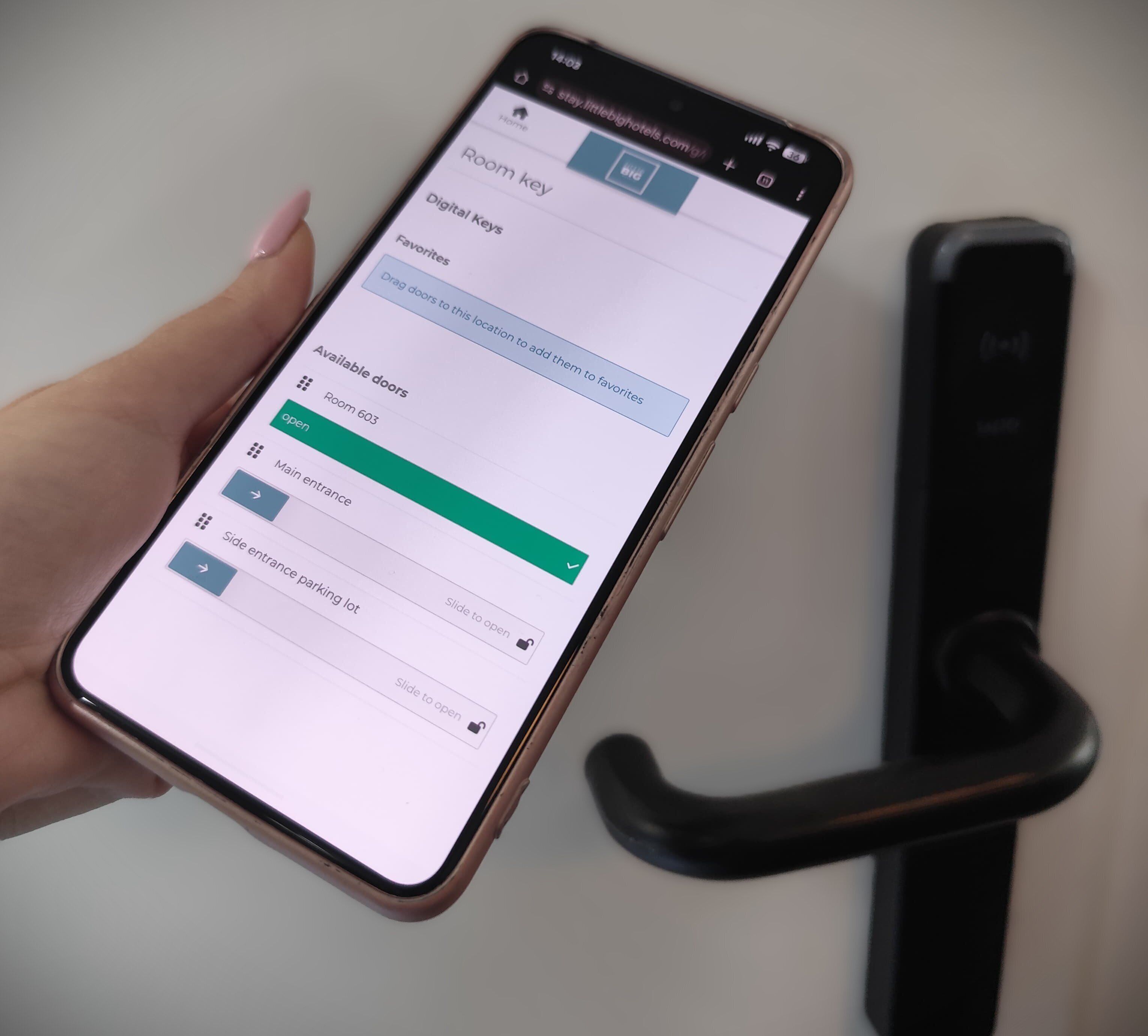 check-in/check-out kiosk