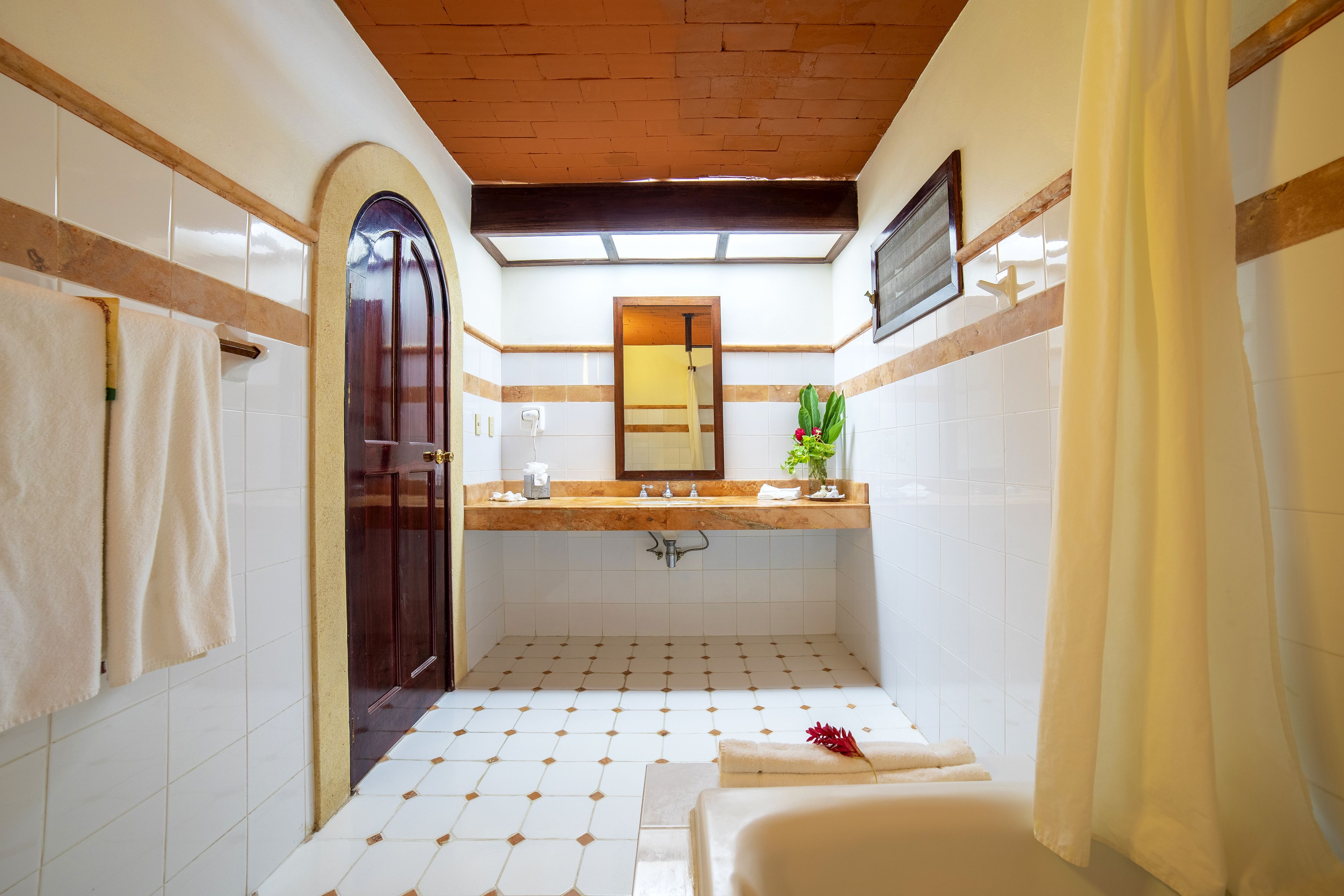 superior room, patio, pool view | bathroom | free toiletries, hair dryer, towels, shampoo