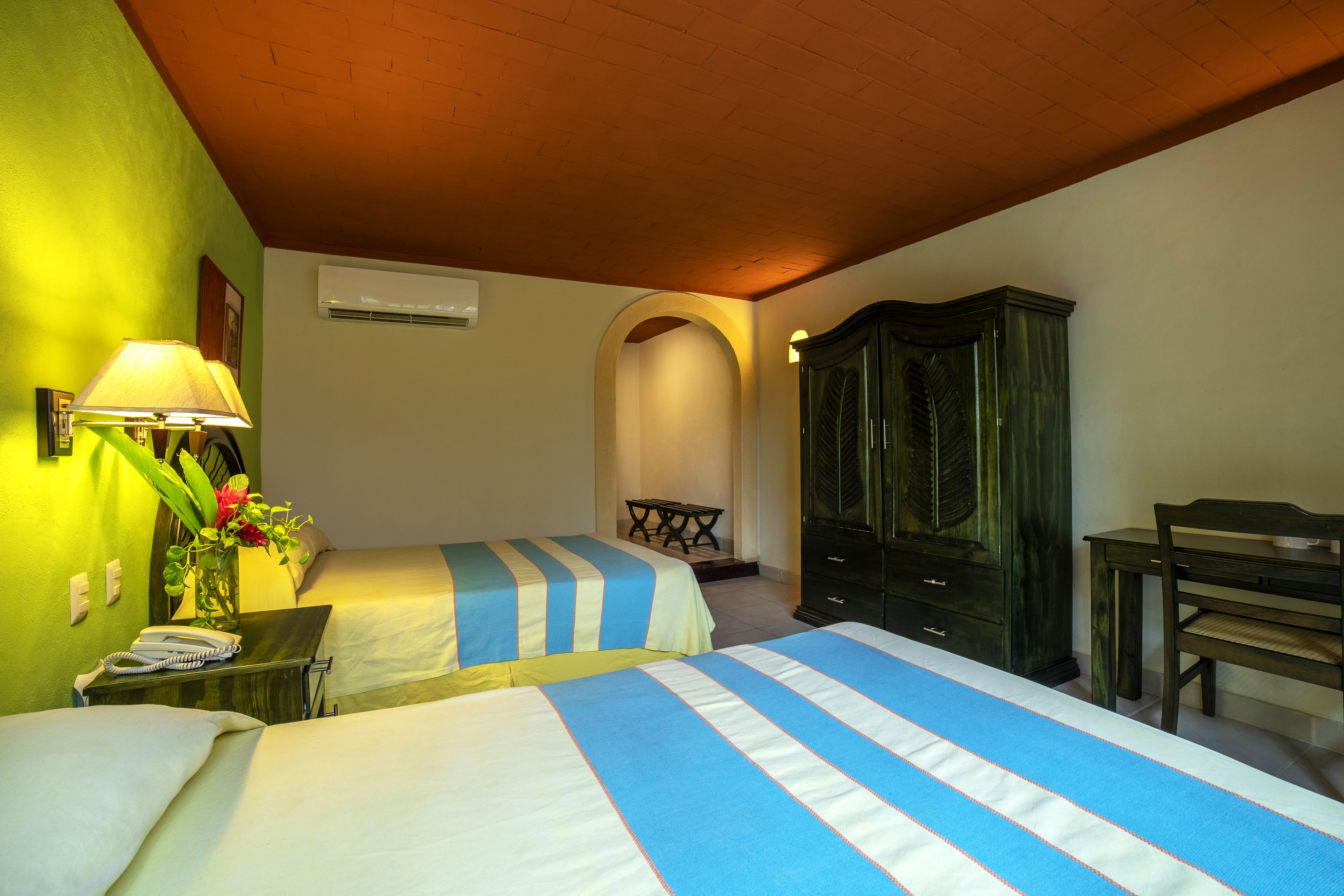 individually furnished, desk, iron/ironing board, bed sheets