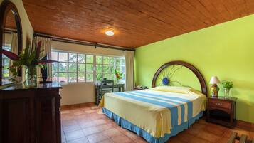 Standard Double Room, Garden View, Poolside | Individually furnished, desk, iron/ironing board, bed sheets