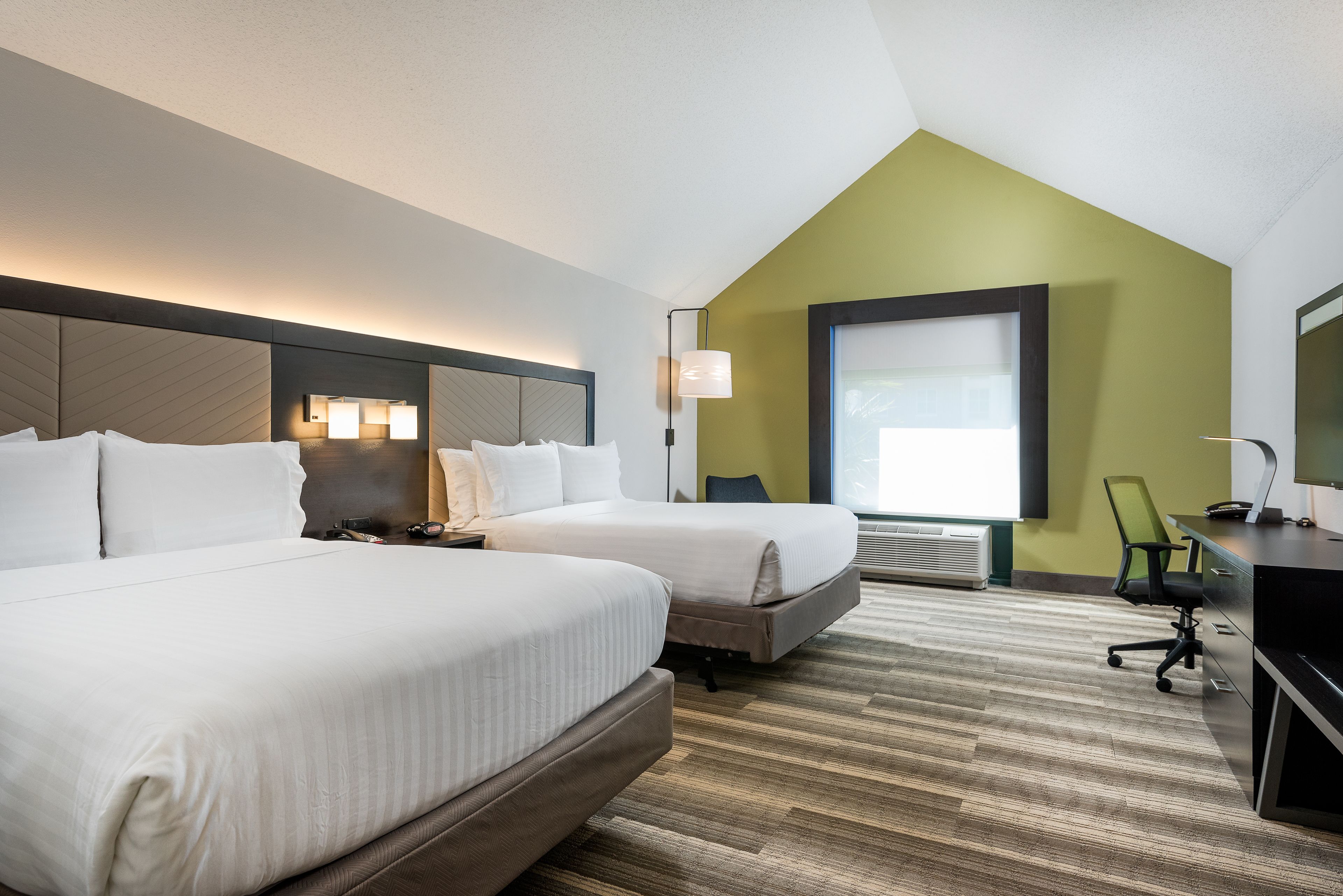 standard room, 2 queen beds, accessible (communications, mobility, access tub) | in-room safe, desk, iron/ironing board, free cots/infant beds