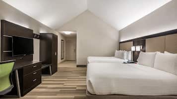 Standard Room, 2 Queen Beds, Accessible (Communications, Mobility, Access Tub) | In-room safe, desk, iron/ironing board, free cribs/infant beds