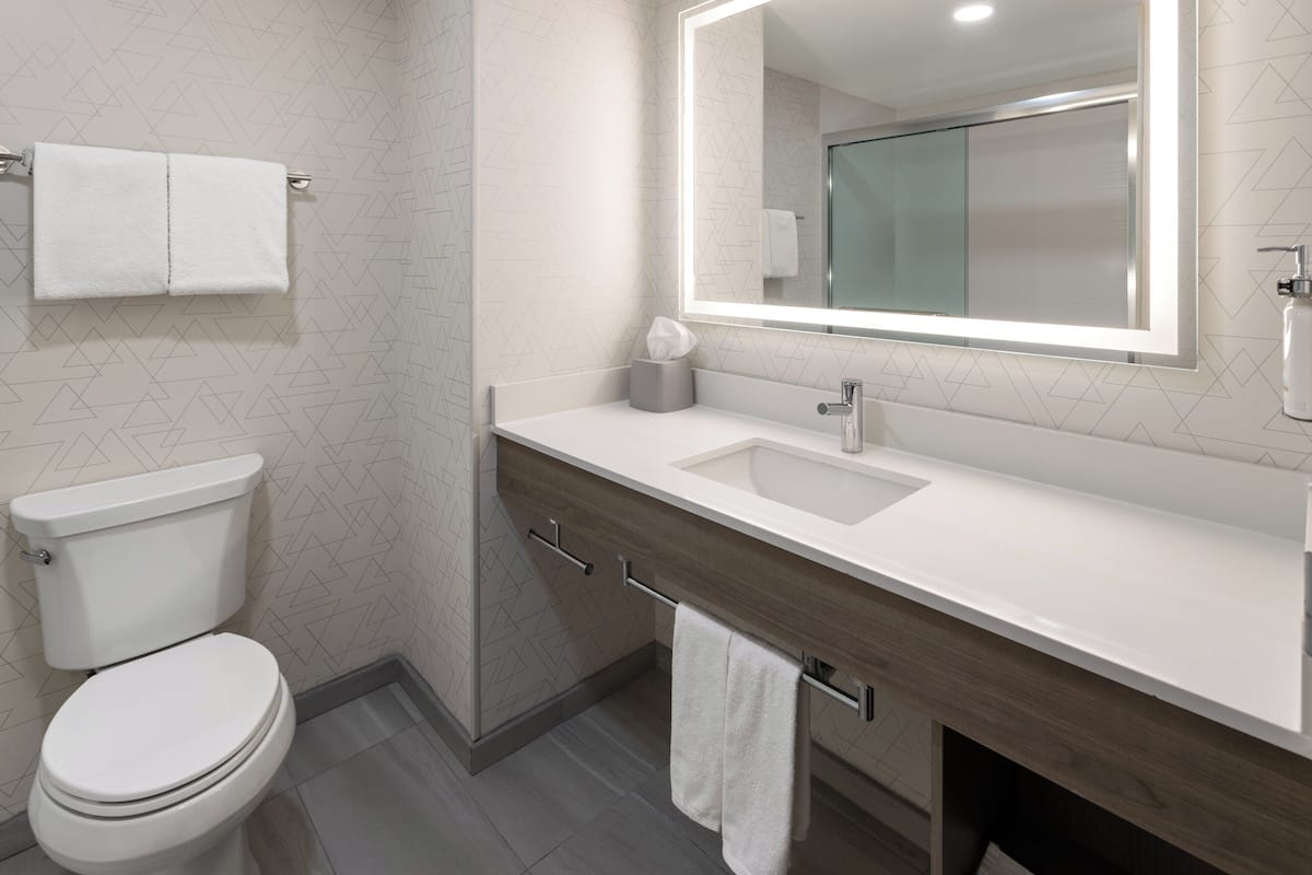 In-room safe, desk, blackout drapes, iron/ironing board
