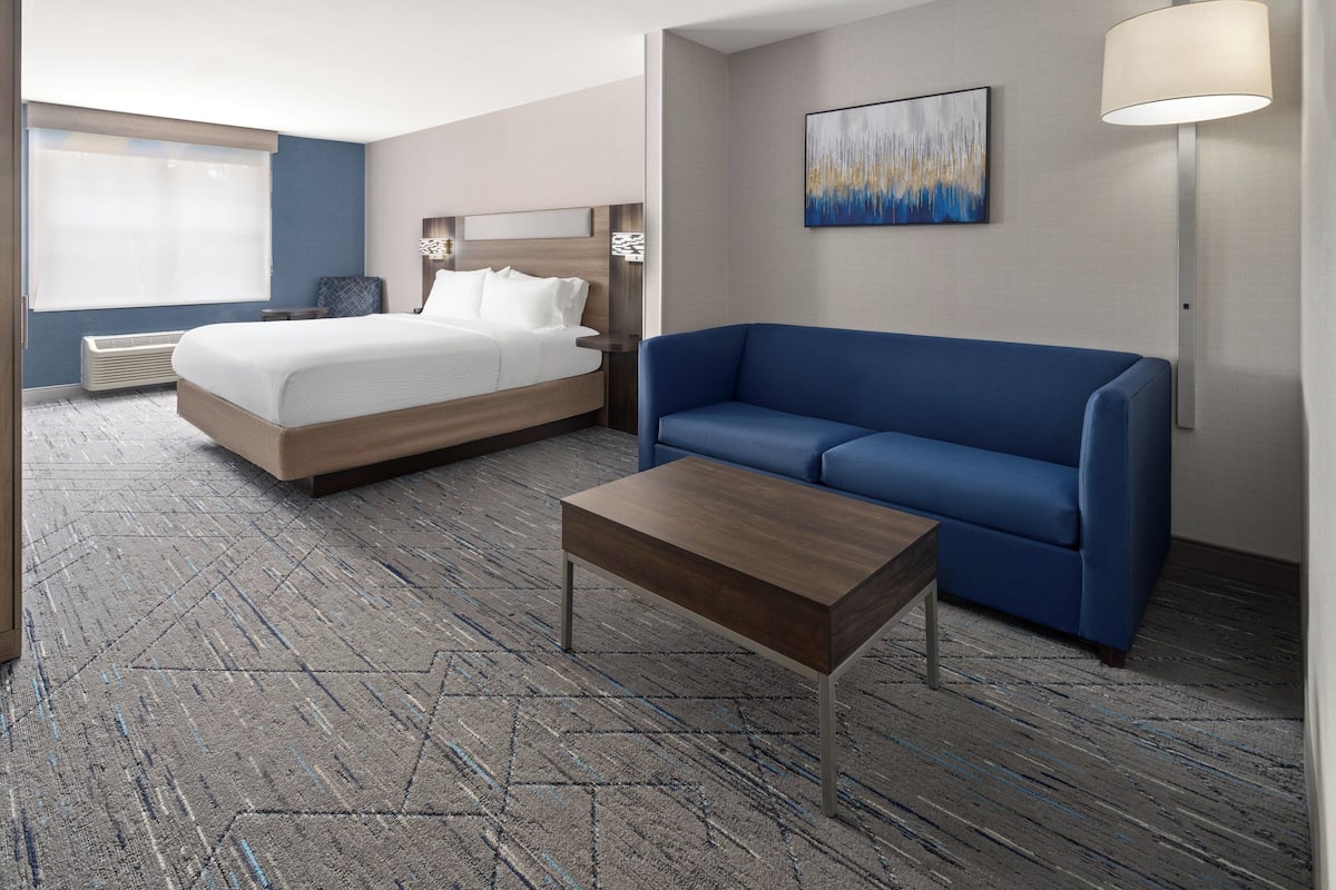 Suite, 1 King Bed | In-room safe, desk, blackout drapes, iron/ironing board