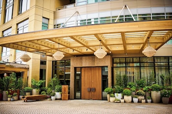 Hotel entrance at 1 Hotel Seattle