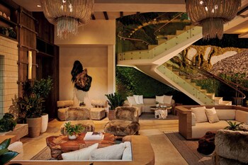 Hotel entrance and lobby at 1 Hotel Seattle