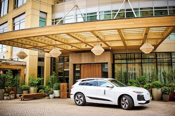 Hotel entrance at 1 Hotel Seattle