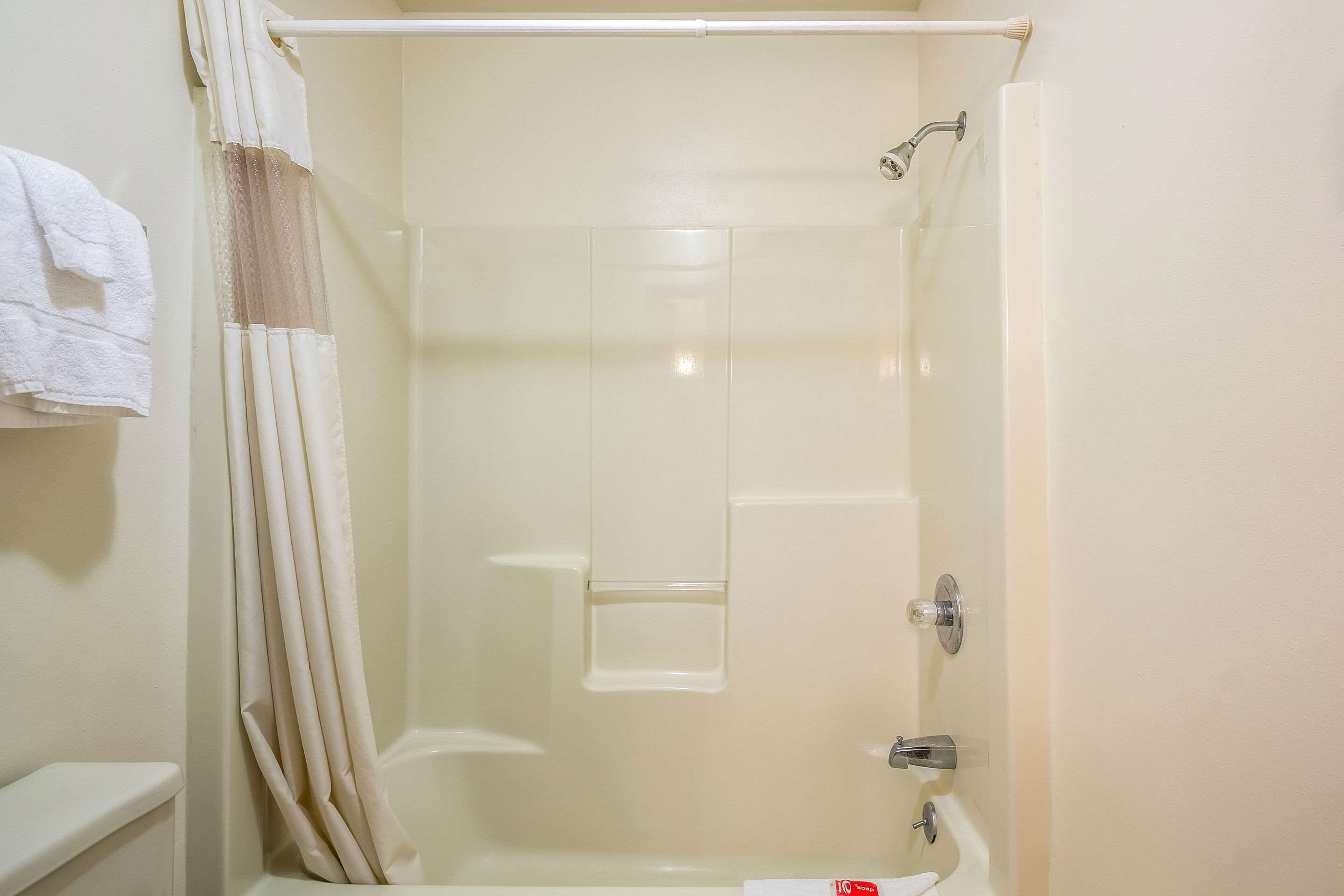 Free toiletries, hair dryer, towels