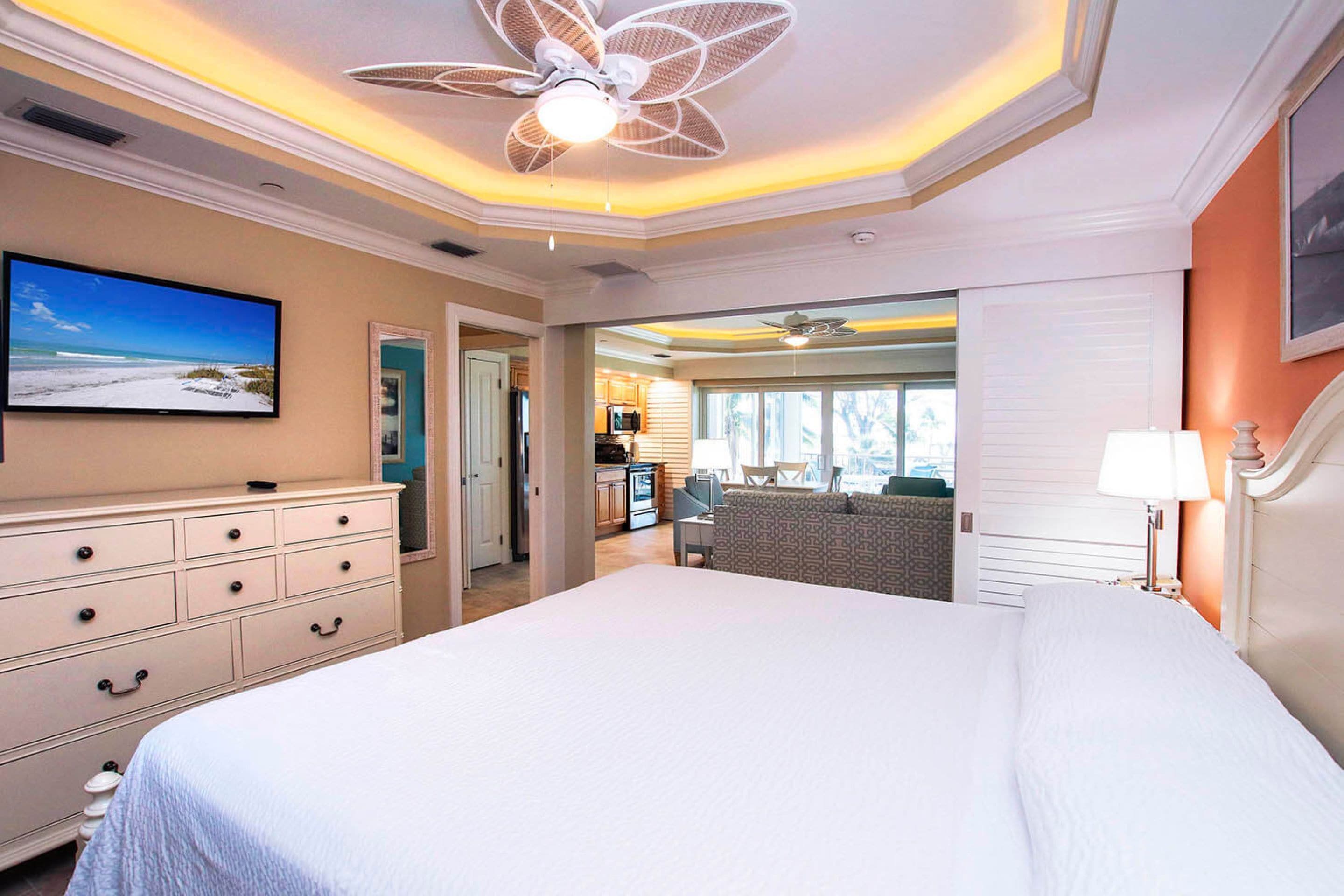 Suite Luxe, vue mer | Literie de qualité supérieure, surmatelas