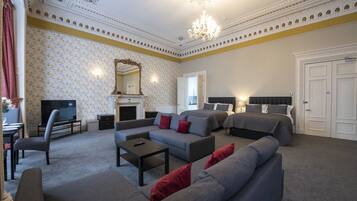 Luxury Suite, Non Smoking | Individually decorated, individually furnished, iron/ironing board