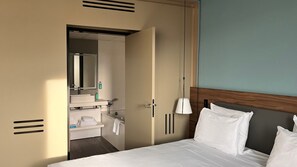 1 dormitori, roba de llit d'alta qualitat i caixa forta a l'habitació 