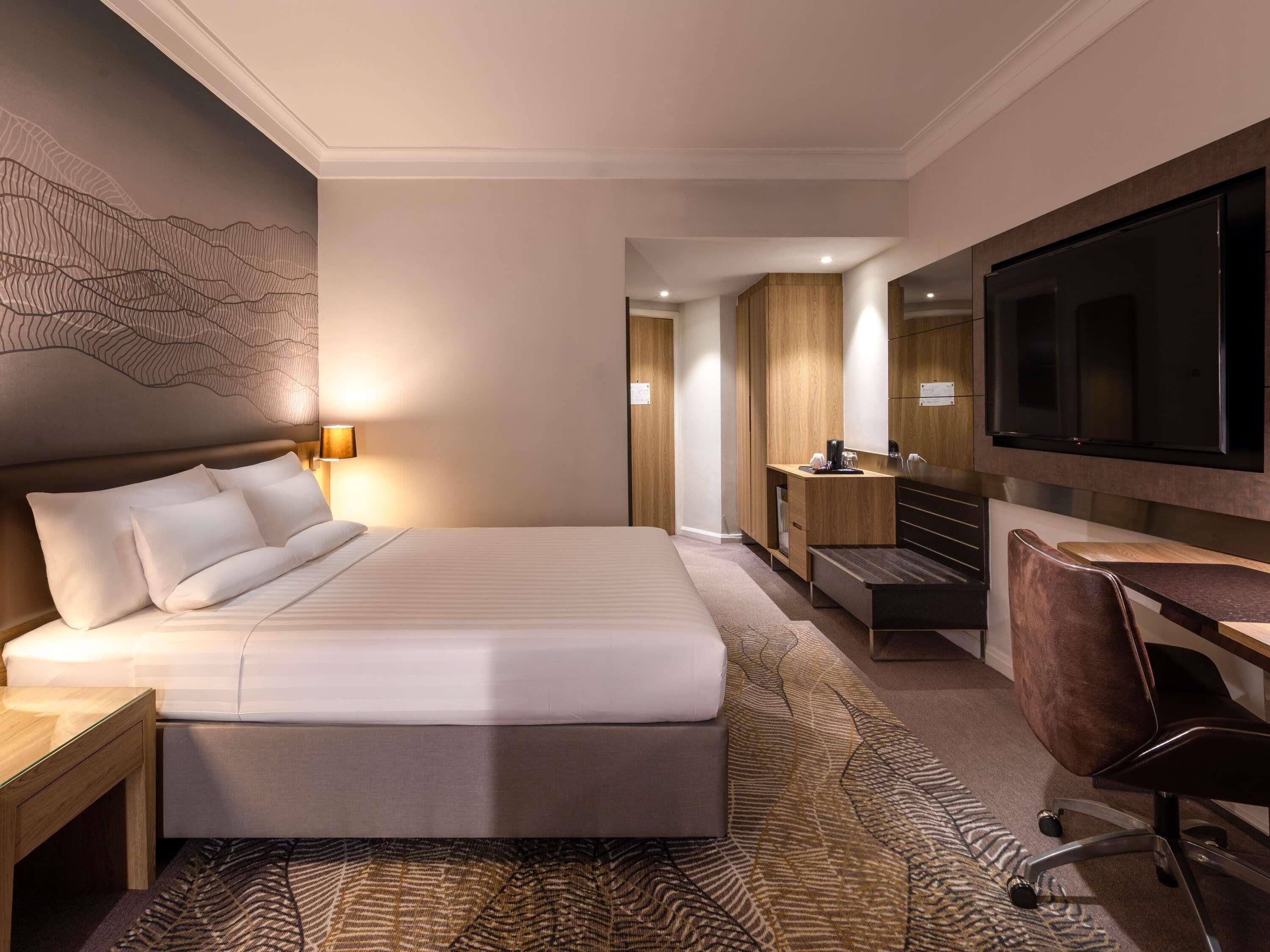 Minibar, in-room safe, desk, blackout drapes