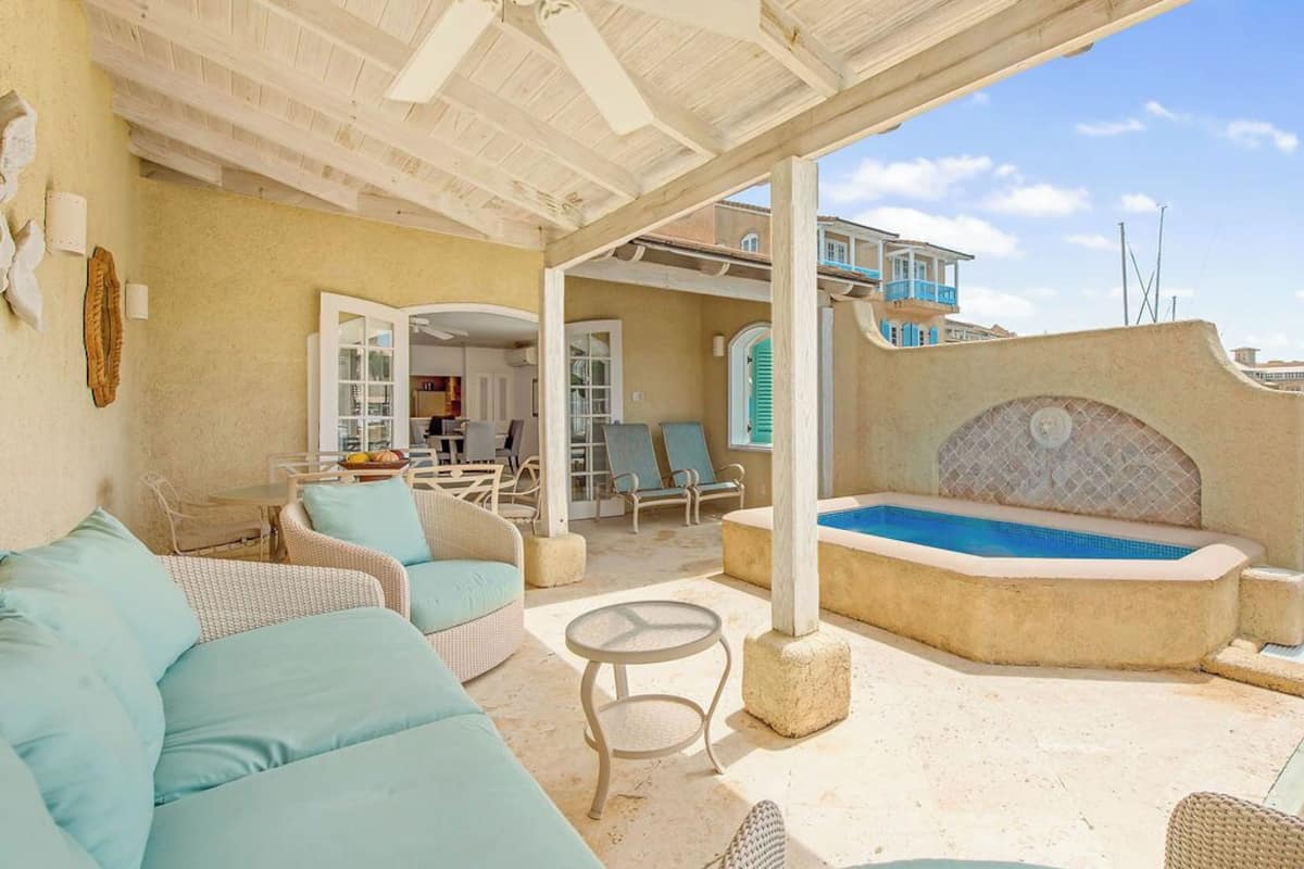 Signature Three bedroom lagoon front | Terrasse/patio